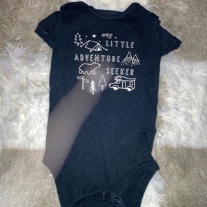 Carter's Black Adventure Bodysuit